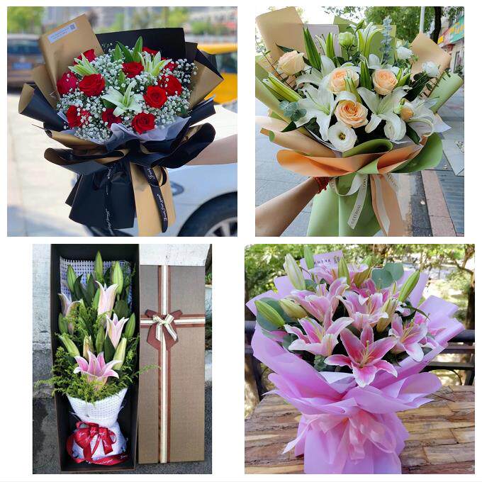 唐山市乐亭迁西玉田县唐海县同城鲜花店订玫瑰百合送女友老婆生日