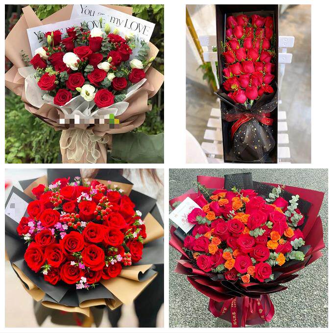 广东湛江市赤坎区霞山区坡头区同城鲜花店订情人节玫瑰送女友老婆