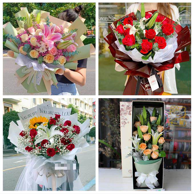 送苏州市姑苏区吴江区常熟市同城鲜花店送闺蜜女朋友百合玫瑰花束