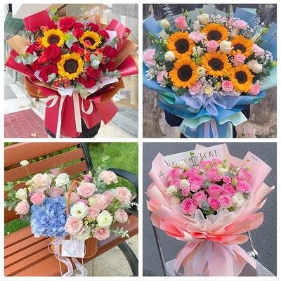 邢台市广宗平乡县威县清河县同城鲜花店玫瑰混搭花束配送领导女友