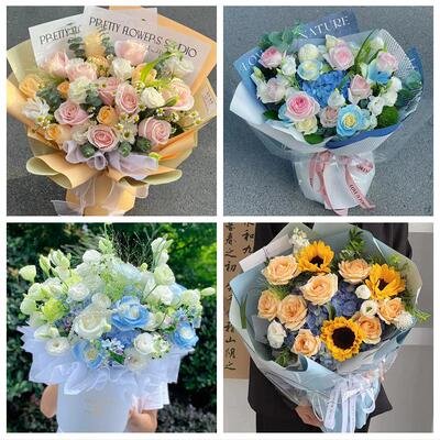 张家口市怀安怀来涿鹿赤城县同城鲜花店玫瑰向日葵绣球送朋友生日