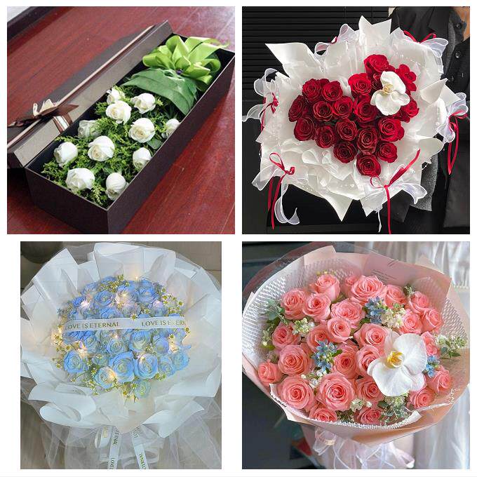 送济南市历下区市中区槐荫区同城鲜花店情人节送老婆玫瑰表白女友