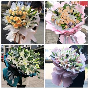 西宁市城东城中区城西城北区同城鲜花店订玫瑰百合送女友老婆生日