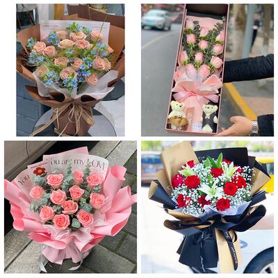 上海长宁区程家桥北新泾新泾同城鲜花店女神节玫瑰花束送老婆女友