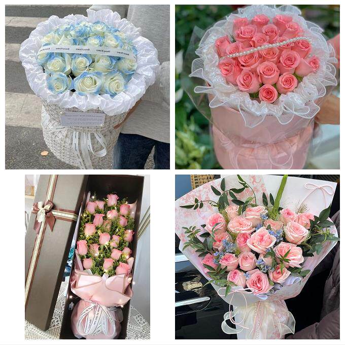 湘潭市易俗河镇湘乡市韶山市同城鲜花店情人节玫瑰花束礼盒送女友