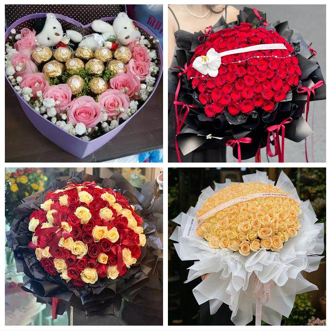 北京市房山区东风迎风星城街道鲜花店同城配送女朋友情人节红玫瑰