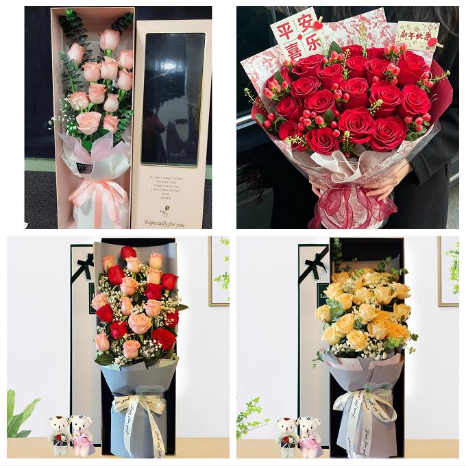 七夕节玫瑰鲜花送女友生日北京市大兴区博兴青云店采育镇同城花店