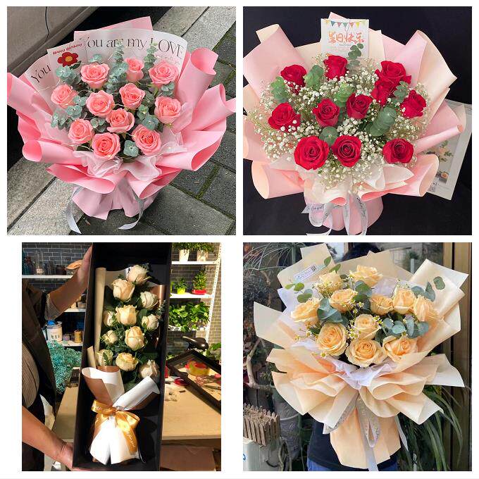 淄博市周村区桓台高青沂源县同城鲜花店女神节玫瑰花束送老婆女友