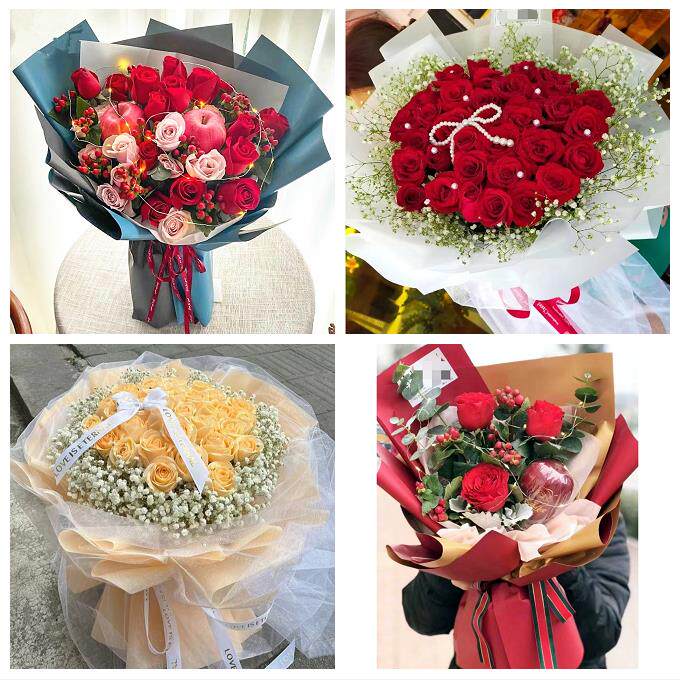 送益阳市桃江县安化县沅江市同城鲜花店平安夜玫瑰礼盒送女友老婆