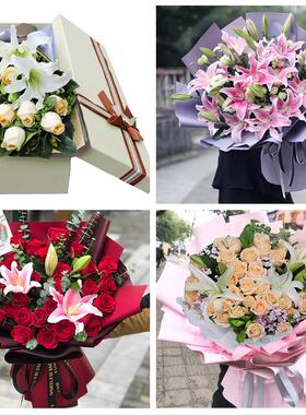 忻州市繁峙宁武静乐县神池县同城鲜花店订玫瑰百合送女友老婆生日