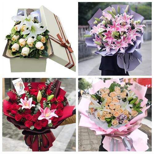 忻州市繁峙宁武静乐县神池县同城鲜花店订玫瑰百合送女友老婆生日