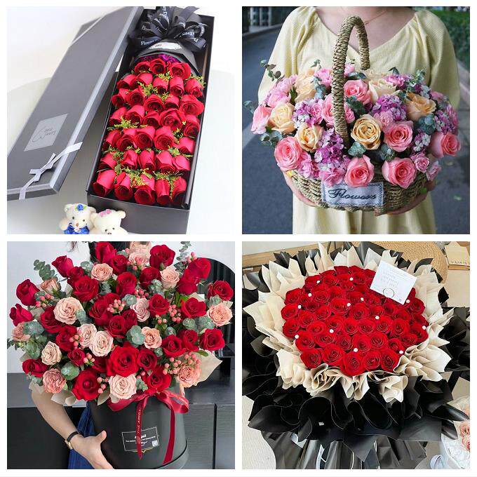 防城港港口防城区上思县东兴同城鲜花店三八玫瑰送闺蜜女朋友老婆