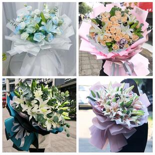 齐齐哈尔富裕克山拜泉讷河市同城鲜花店订玫瑰百合送女友老婆生日