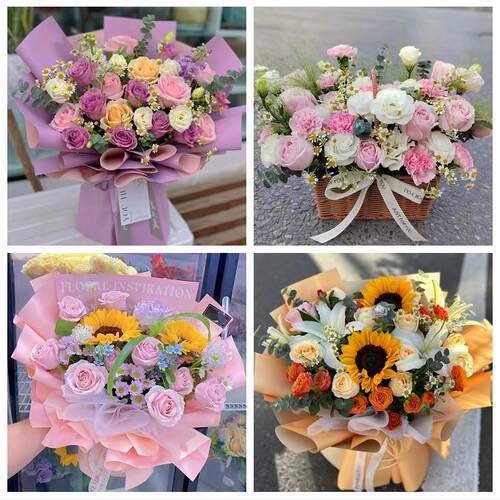 石家庄市无极平山元氏县赵县同城鲜花店玫瑰向日葵绣球送朋友生日