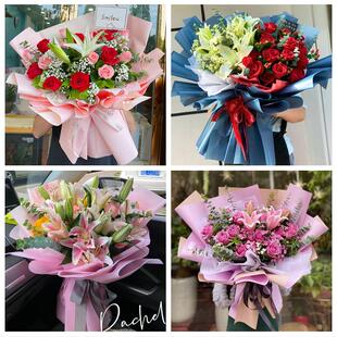 十堰市茅箭张湾郧阳区郧西县同城鲜花店订玫瑰百合送女友老婆生日