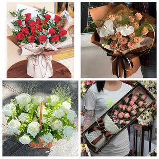 江西宜春市上高宜丰靖安铜鼓县鲜花店同城配送女朋友情人节红玫瑰