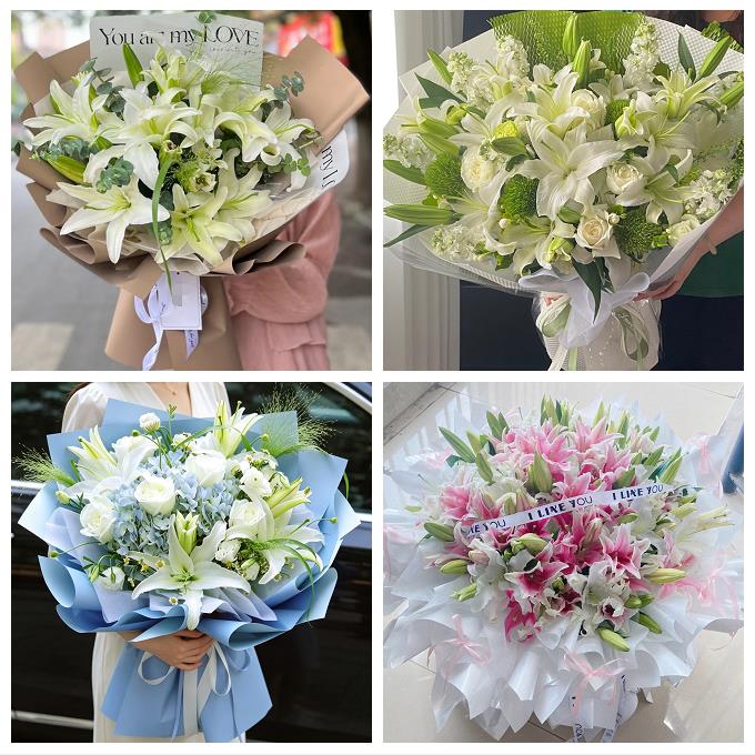 洛阳市栾川县嵩县汝阳宜阳县同城鲜花店玫瑰百合花束送老婆女朋友
