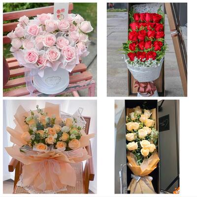 广东湛江市廉江市雷州市吴川市同城花店订玫瑰鲜花束送女朋友生日