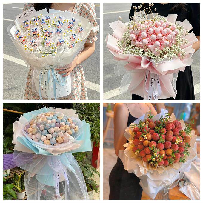 送昭通市彝良县威信县水富县同城鲜花店61儿童节鲜花零食饮料花束