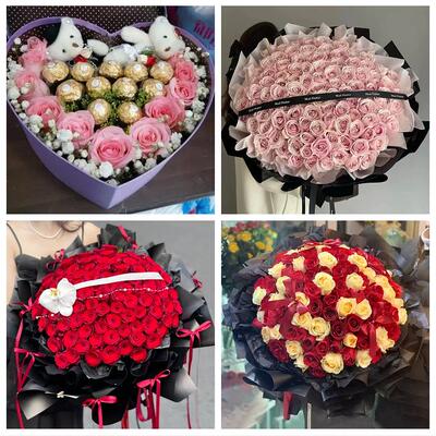 北京市房山区城关新镇向阳街道鲜花店同城配送女朋友情人节红玫瑰