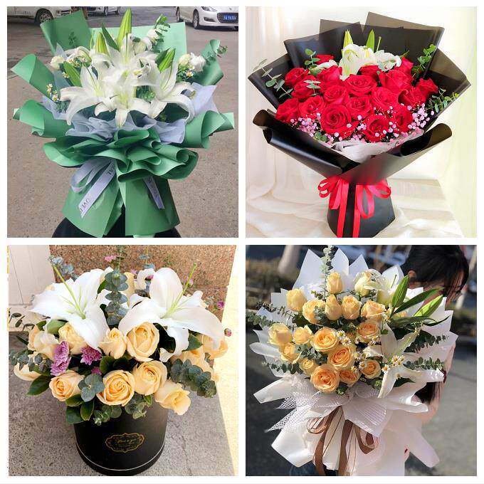 送白城市洮北区镇赉县通榆县同城鲜花店订玫瑰百合送女友老婆生日