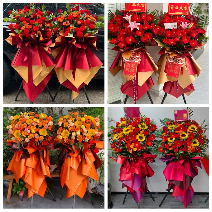 上海市奉贤区南桥奉城庄行镇同城鲜花店订开业花篮送朋友公司乔迁
