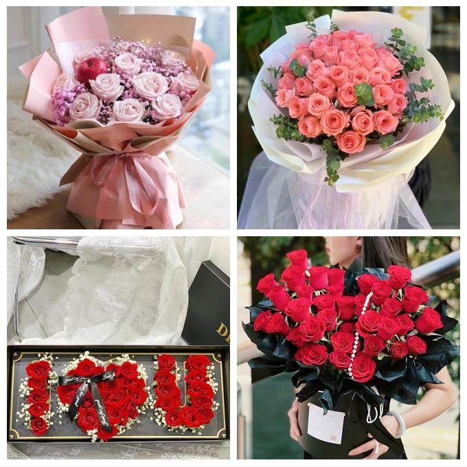 济宁市任城兖州区微山鱼台县同城鲜花店平安夜玫瑰礼盒送女友老婆