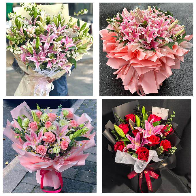 四川宜宾市江安长宁县高县珙县同城鲜花店送玫瑰百合花束老婆生日