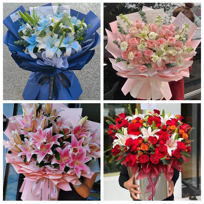 江苏苏州市姑苏区吴江区常熟市同城鲜花店送玫瑰百合花束老婆生日