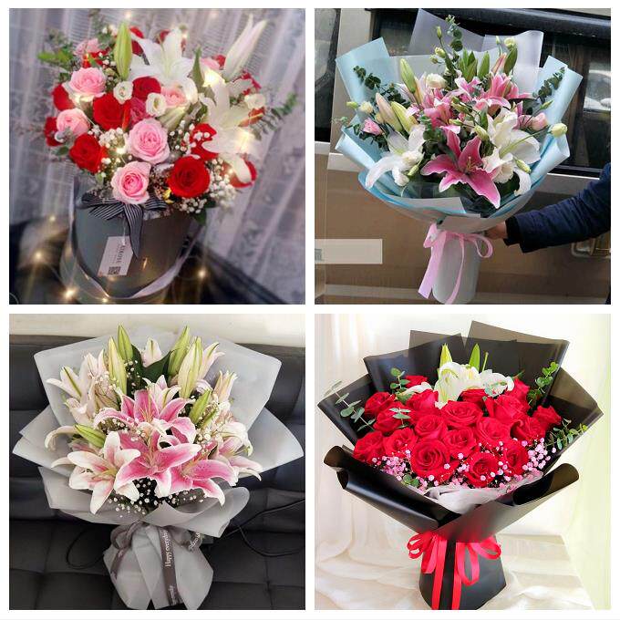 送岳阳市平江县汨罗市临湘市同城鲜花店订玫瑰百合送女友老婆生日