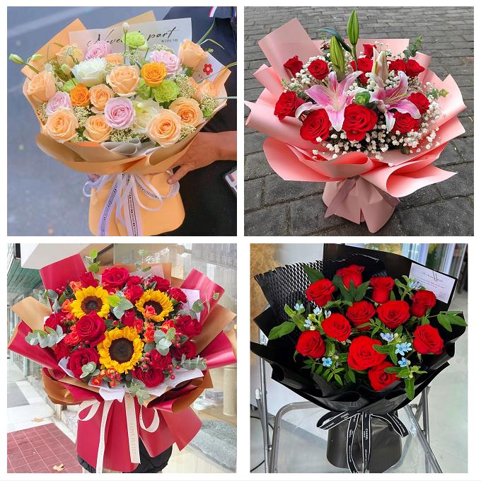 肇庆市端州鼎湖区广宁怀集县同城鲜花店玫瑰混搭花束配送领导女友