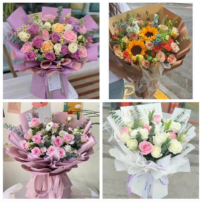 天津南开向阳路嘉陵道王顶堤同城鲜花店玫瑰向日葵绣球送朋友生日