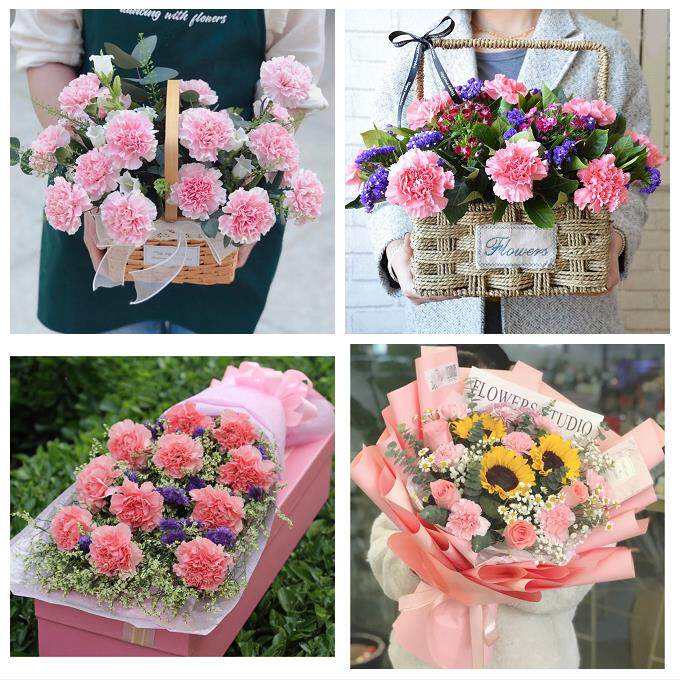 南平市浦城光泽县松溪政和县同城鲜花店38女王节康乃馨送妈妈婆婆