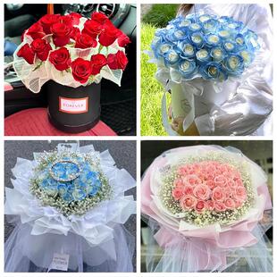 甘肃临夏州临夏市临夏县康乐县鲜花店同城配送女朋友情人节红玫瑰