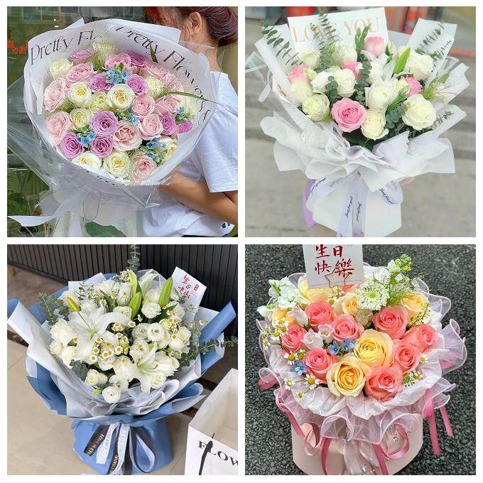 送宜宾市江安长宁县高县珙县同城鲜花店玫瑰向日葵绣球送朋友生日