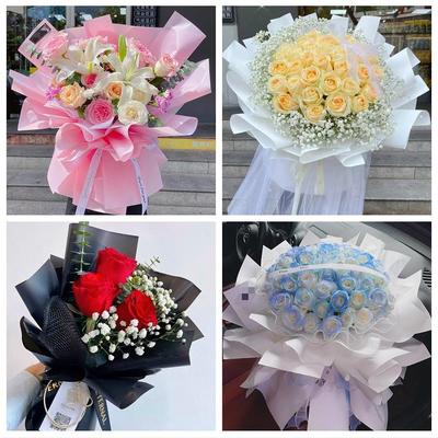 上海市黄浦区南京东路外滩街道鲜花店同城配送女朋友情人玫瑰花束