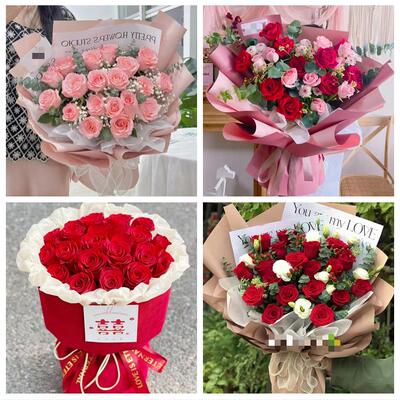 河南省濮阳市范县台前县濮阳县同城鲜花店订情人节玫瑰送女友老婆