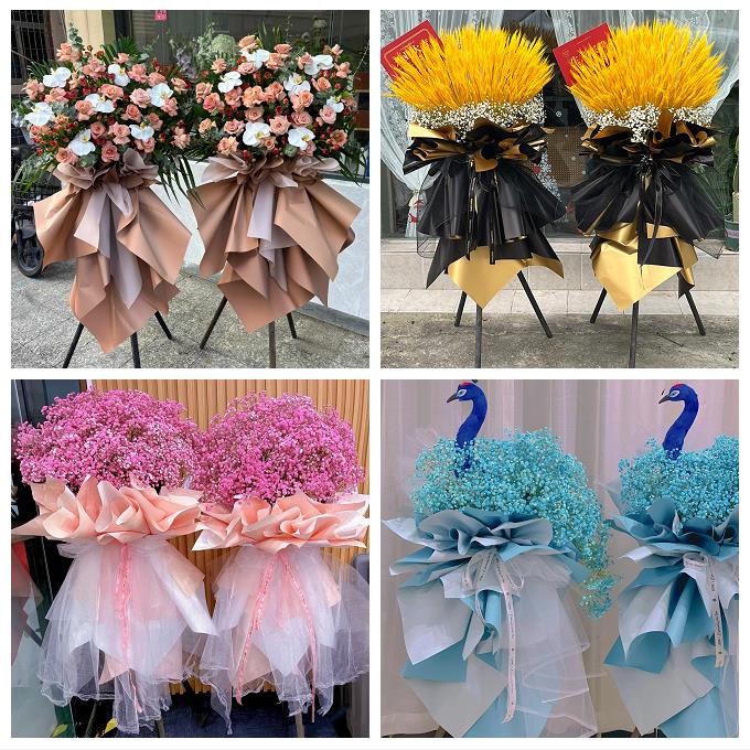 送周口市太康县鹿邑县项城市鲜花店同城配送商务周年庆典开业花篮