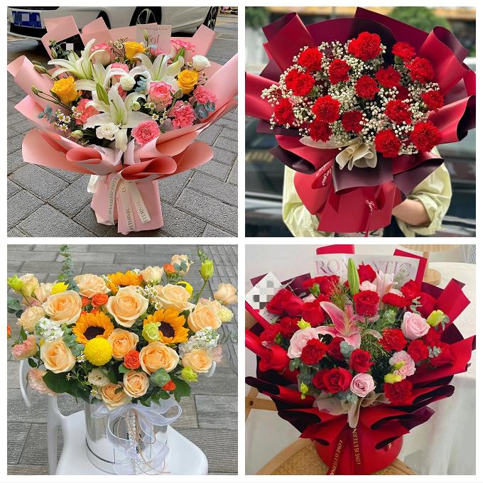 送徐州市鼓楼区云龙区贾汪区同城鲜花店订教师节花束送康乃馨百合