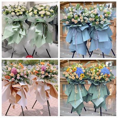 大麦开业花篮送公司乔迁黑龙江绥化青冈庆安明水绥棱县同城鲜花店