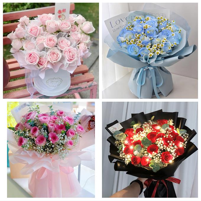 广东湛江市麻章区遂溪县徐闻县同城花店订玫瑰鲜花束送女朋友生日