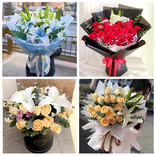 大连市长海县瓦房店市庄河市同城鲜花店订玫瑰百合送女友老婆生日