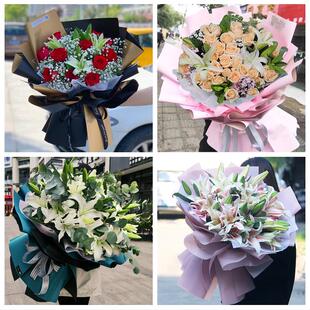 张家口市怀安怀来涿鹿赤城县同城鲜花店订玫瑰百合送女友老婆生日