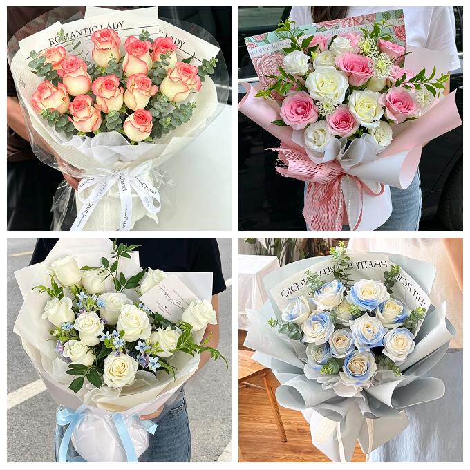 520玫瑰花束礼盒送女友北京石景山区金顶街广宁五里坨同城鲜花店