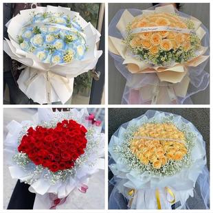 黑龙江伊春市西林区翠峦新青区同城鲜花店订情人节玫瑰送女友老婆