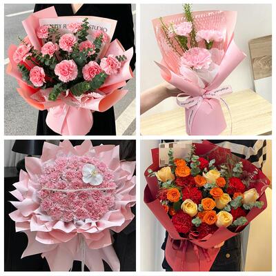 唐山市丰南丰润区滦县滦南县同城鲜花店配送母亲节康乃馨百合花束