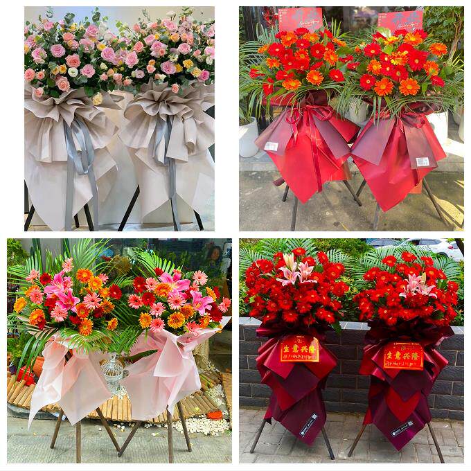 上海市奉贤区柘林海湾镇海港鲜花店同城配送大麦开业花篮公司乔迁