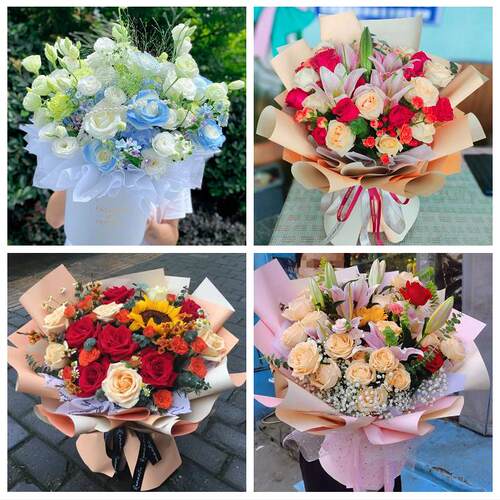 送九江市庐山市都昌县湖口县同城鲜花店玫瑰向日葵绣球送朋友生日