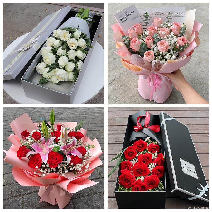 送鹰潭市月湖区余江县贵溪市同城鲜花店情人节送老婆玫瑰表白女友