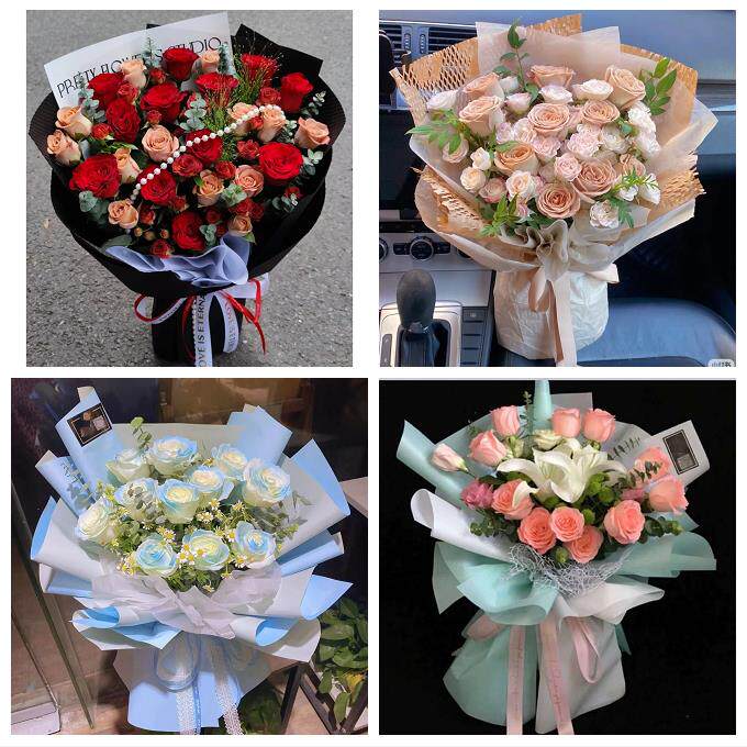 四川南充市顺庆区高坪区嘉陵区同城鲜花店送11朵33枝玫瑰表白女友